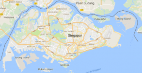 Superficie del territorio de Singapur