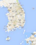 Superficie del territorio de Corea del Sur