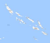 Superficie del territorio de Islas Salomón