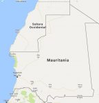 Superficie del territorio de Mauritania