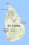 Superficie del territorio de Sri Lanka