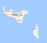 Superficie del territorio de Tonga