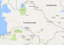 Superficie del territorio de Turkmenistan